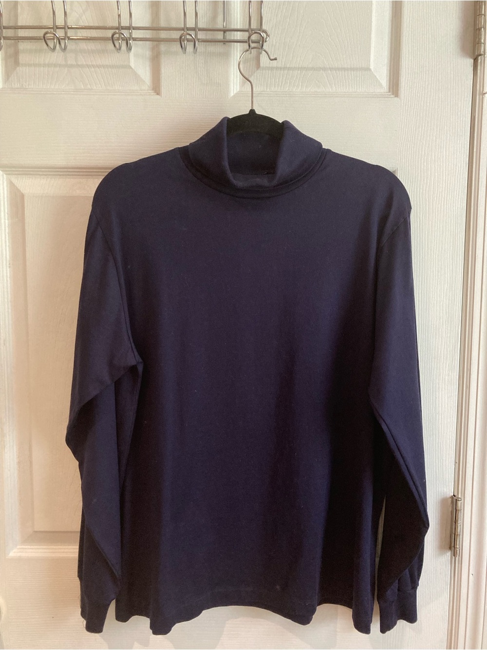 Lands End Mens Turtleneck Shirt Size L